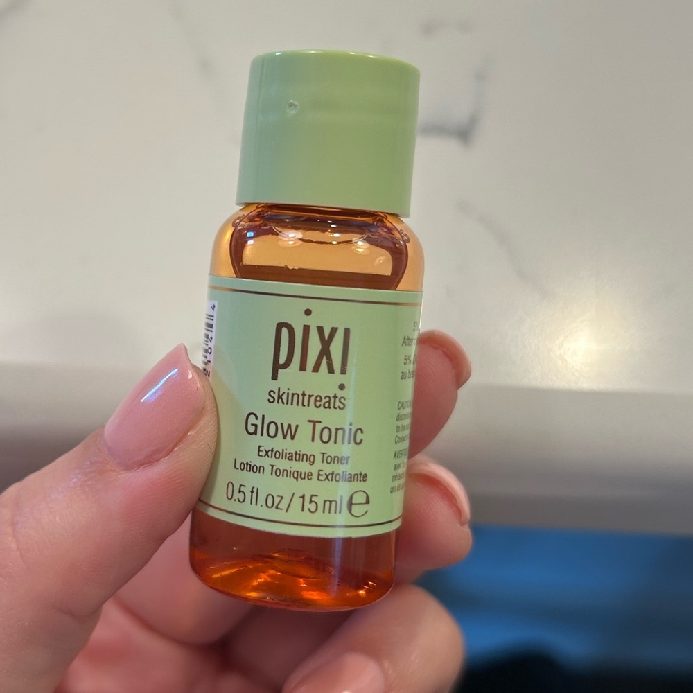 5 for $20😍Pixi Skintreats Glow Tonic Exfoliating Toner Mini Travel Size